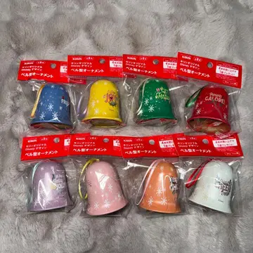 기린 디즈니 디자인 벨 모양 오너먼트 전 8종 컴플리트