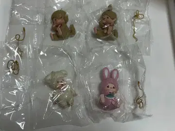 몽치치 마스코트 키체인 4개 세트