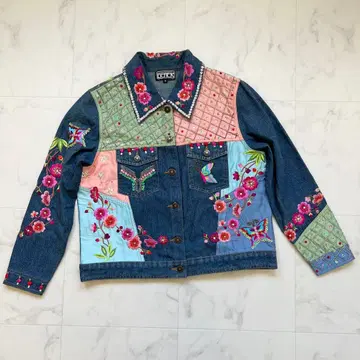 Y2K 리메이크 데님 자켓 재구축 vintage 화려한 00s