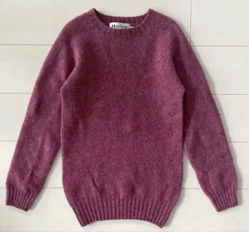 Harley of Scot Land 퍼플 긴팔 스웨터