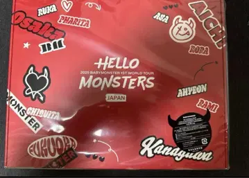 베비몬 1ST WORLD TOUR 완전 생산 한정판 미개봉 새상품