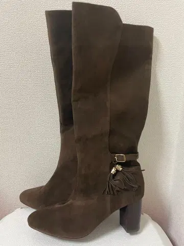 가격 인하 파라다이스 피크닉 새상품 스웨이드 롱 부츠