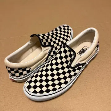Vans 체커 패턴 슬립온