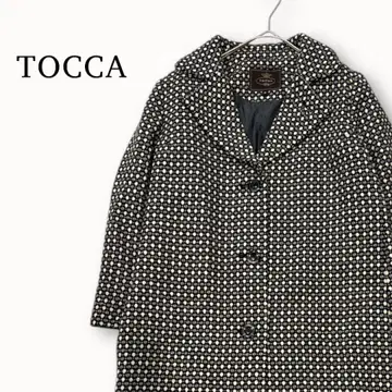 TOCCA 토카 롱 코트 7부 소매 블랙