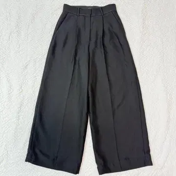 COS COS 턱 와이드 팬츠 블랙 34 여성용 XS부터 S 사이즈