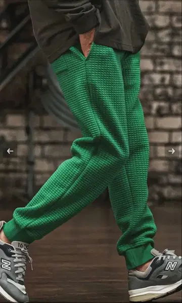 [ CAMBIO ] 빅 와플 스웨트 팬츠