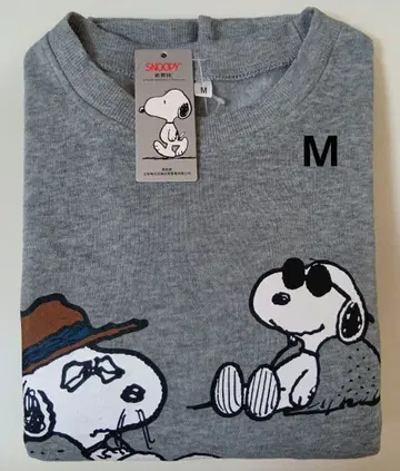 스누피 조쿨 스파이크 룸웨어 속기모 여성용 M 그레이
