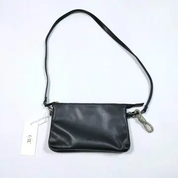 미사용품 F/CE. 미니 파우치 숄더백 블랙 인조 가죽