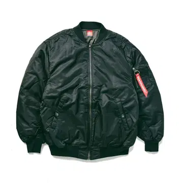 EGA-CHANNEL 블랙 MA-1 자켓