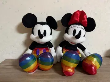 미키 미니 레인보우 봉제 인형 30cm