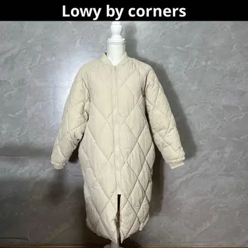 로우바이 코너스 다이아 퀼팅 롱 자켓 코트 M