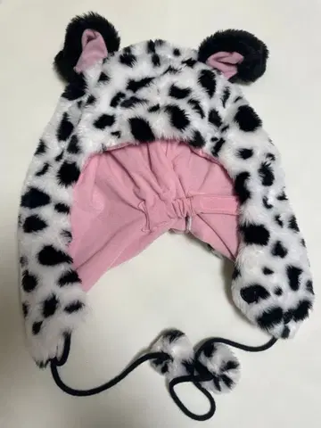 디즈니랜드 레오파드 무늬 모자 사이즈 5