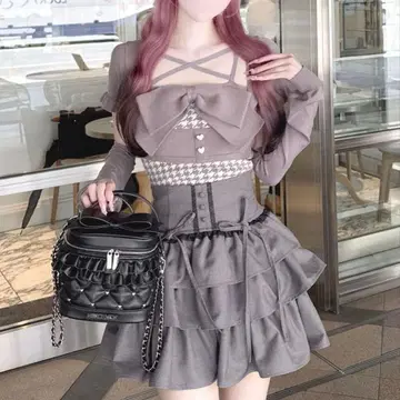 HONEY MEW 티어드 프릴 스커트