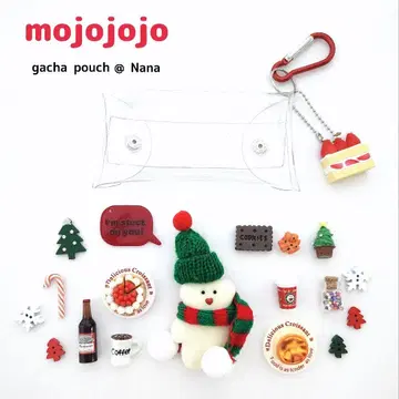 [ 재판매 ] 가챠 파우치 mojojojo Xmas ver. 곰