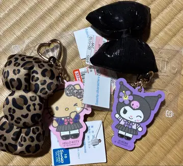 산리오 쿠로미 키티 리본 참 키링