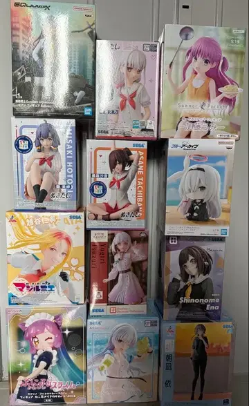 애니메이션 캐릭터 피규어 세트 12개