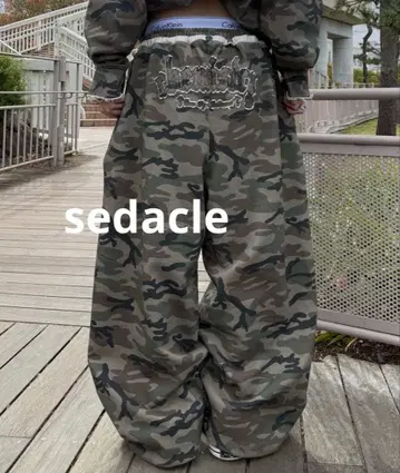 sedacle 카모플라쥬 스웨트 팬츠