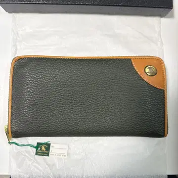 미사용 새상품 다크 그린 가죽 장지갑 노빌리티 폴로