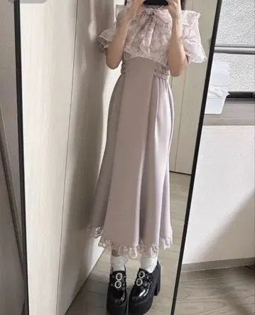 rojita 꽃무늬 도킹 롱 원피스