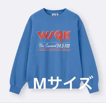 기묘한 이야기 WSQK 트레이닝복 M 사이즈 블루 GU