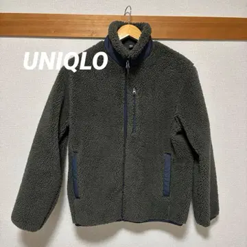 [ UNIQLO ] 방풍 아우터 플리스 자켓 카키 M 사이즈