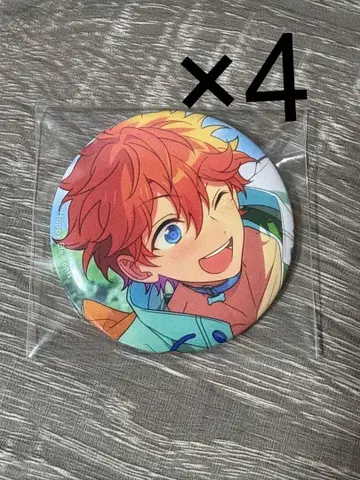 캐릭터 캔뱃지 4개 세트