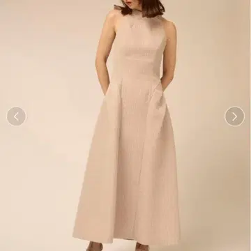 새상품 FRAY I.D 스퀘어 마틀라세 드레스 롱 원피스 1