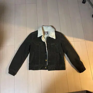 Lee 보아 자켓 다크 브라운 스톰 라이더 짧은 기장