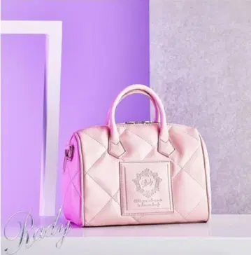 rady Rady 퀼팅 보스턴 백 핑크 2