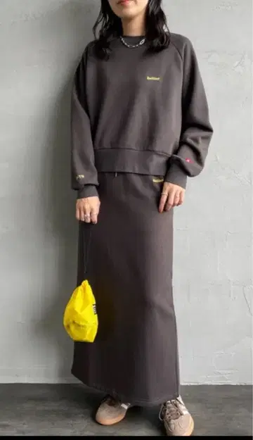 헬스니트 맨투맨 셋업