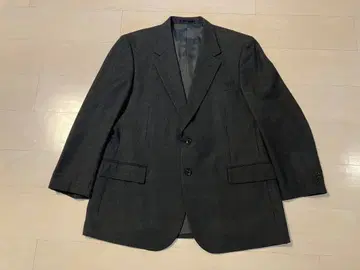 다크 그레이 체크 무늬 비즈니스 자켓 2개 버튼