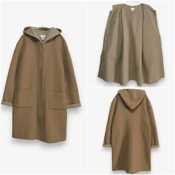 [ Brooks Brothers ] 카멜 후디 울 리버 코트