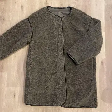 플리스 자켓 브라운