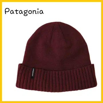 [ 새상품급 ] Patagonia 파타고니아 니트 모자 메리노울 버건디