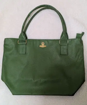 제인 마플 로고 플레이트 토트백 그린