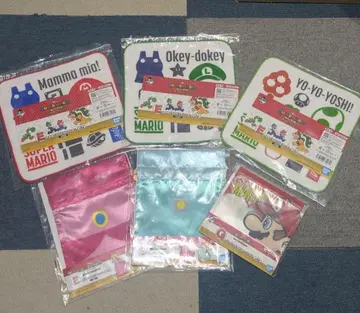 슈퍼 마리오 1번 복권 E상 G상 6종 세트