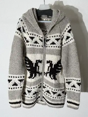 RHC 론 헤르만 니트 후드티 후드 카우친 블루종