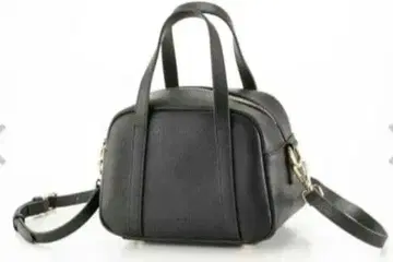 나노 숄더백 미니 보스턴 블랙 가죽 미사용