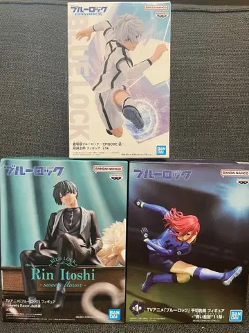 블루 록 피규어 3개 세트