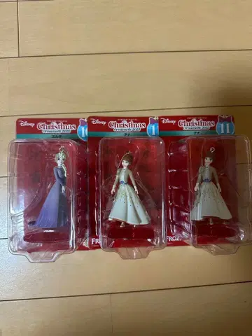 디즈니 크리스마스 피규어 세트