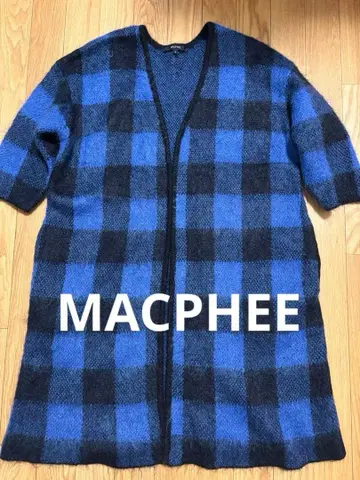 tomorrowland MACPHEE 7부 소매 모헤어 가운 코트