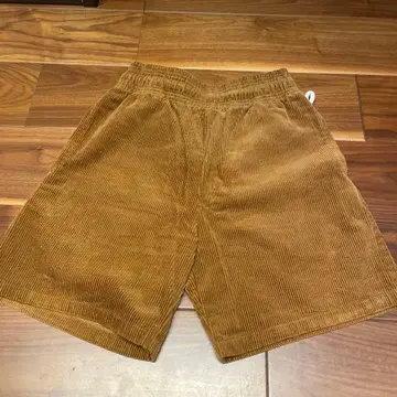 쿠쿠맨 브라운 코듀로이 숏팬츠