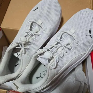 Puma 소프트폼+ 안자란 라이트 화이트 스니커즈