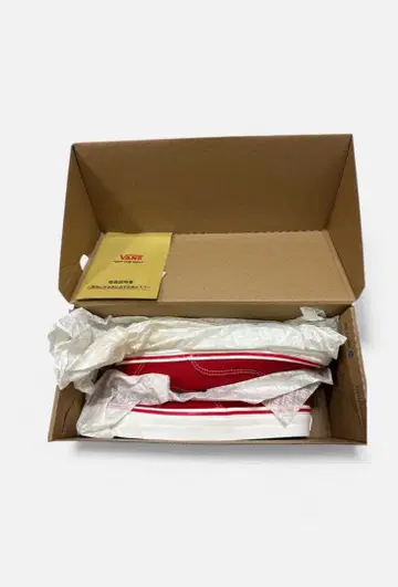 VANS 오센틱 레드 24.5cm