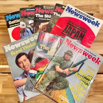 [ 초레어 ] 1980년대 Newsweek 매거진 9권 세트