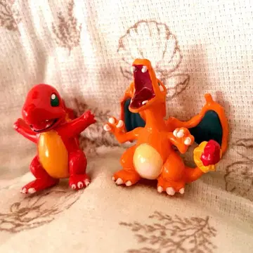 포켓몬 몬코레 리자몽 파이리 피규어 세트 레트로