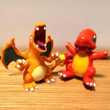 포켓몬 몬코레 리자몽 파이리 피규어 세트 레트로