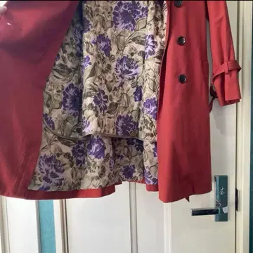 SALE 따뜻한 라이너 세트 트렌치코트 깔끔한 꽃무늬 퀼팅 라이너