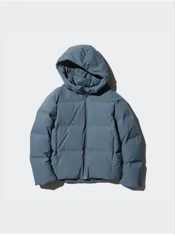 거의 새상품 유니클로 심리스 다운 자켓 XS 터콰이즈 UNIQLO