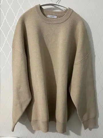 JEANASIS 베이지 긴팔 니트 F 사이즈